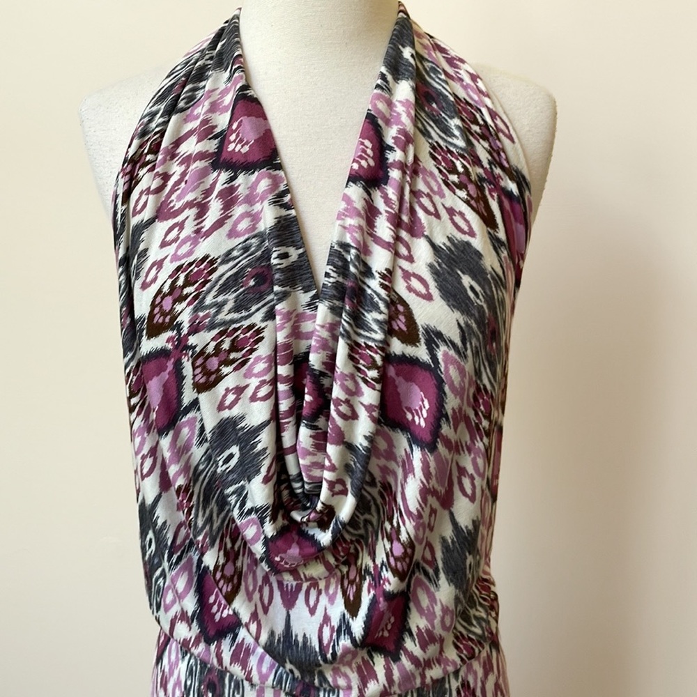 Soul Harmony Energy Patterned Backless Halter Max… - image 7